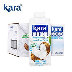 佳乐 印尼进口 佳乐（kara）椰奶饮料 量贩装 330ml*12  椰子汁饮料