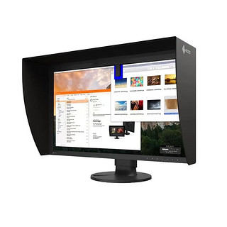 EIZO 艺卓 CG2700X 专业色彩显示器 4K广色域显示屏 视频编辑 摄影设计后期 监控印刷调色 黑色 CG2700X