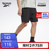 Reebok 锐步 官方2023春季新品男子SHORT经典运动训练短裤HR6141