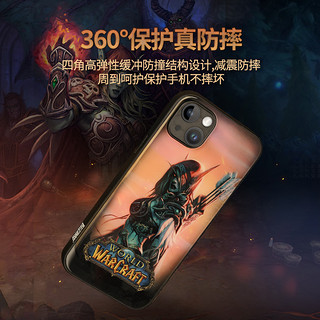 暴雪魔兽世界游戏伊利丹/巫妖王苹果13/14iphone pro max手机壳