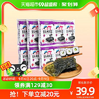 88VIP：ZEK 葡萄籽海苔4g*18包紫菜包饭即食儿童进口韩国休闲即食小食零食