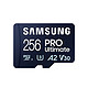 SAMSUNG 三星 PRO Ultimate MicroSD存储卡 256GB（UHS-I、U3，A2，V30）