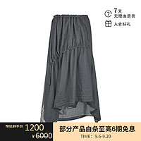 Yohji Yamamoto 山本耀司 女士半身裙 抽绳百褶裙YQ-S04-829 1 S