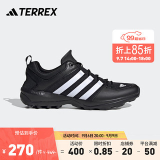 adidas阿迪达斯DAROGA PLUS CANVAS男女多功能户外运动鞋 黑/白 36.5(225mm)