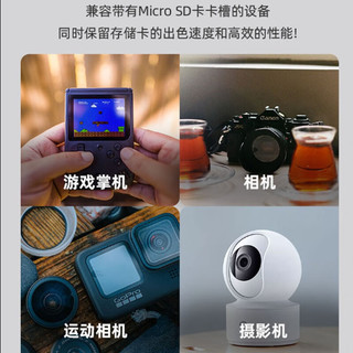 TOPMORE 达墨 Pro 白卡 microSD存储卡 256GB（U3，V30）