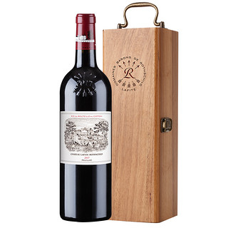 拉菲古堡 大拉菲古堡正牌红酒礼盒装法国1855名庄葡萄酒波尔多