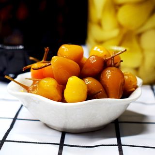 梁亚婆五彩椒900g广西特产酸辣七彩椒辣椒灯笼酱香味新鲜泡椒酱菜下饭 酱香味1瓶
