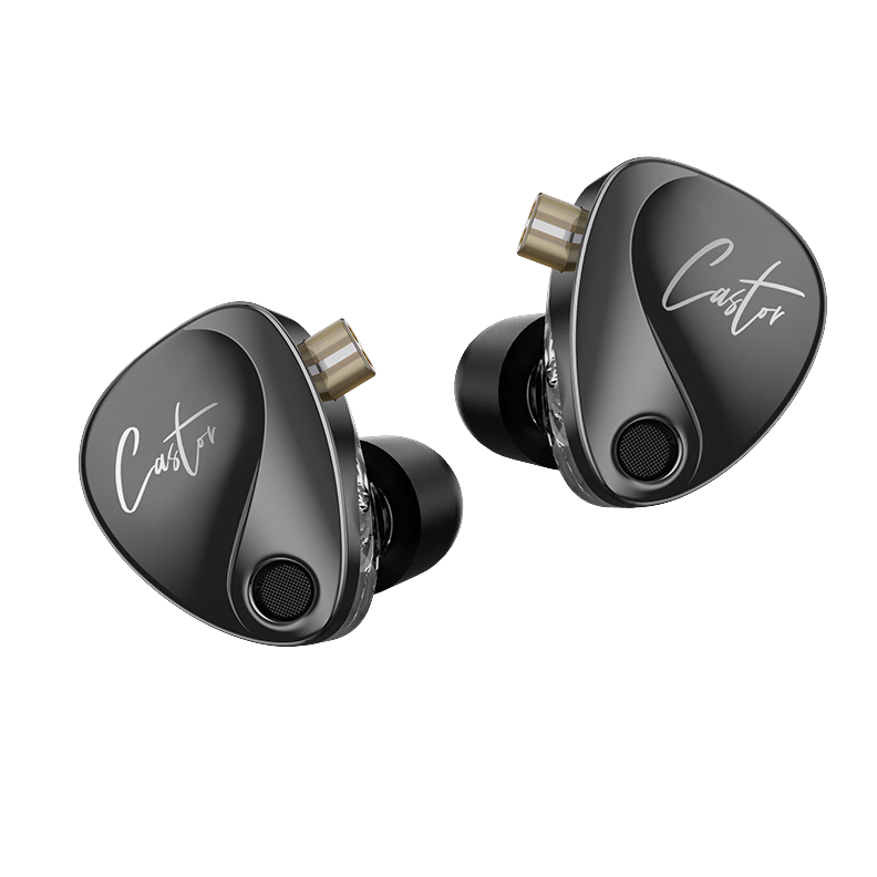 KZ Castor 哈曼低频增强版 入耳式动圈有线耳机 灰色 3.5mm