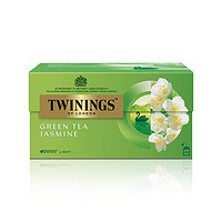 TWININGS 川宁 英国进口Twinings川宁清新茉莉花茶绿茶1.8g*25袋冷泡茶叶包