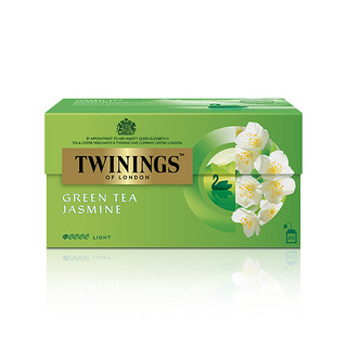 88VIP：TWININGS 川宁 英国进口Twinings川宁清新茉莉花茶绿茶1.8g*25袋冷泡茶叶包