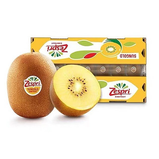 佳沛（zespri）Zespri 佳沛 新西兰佳沛阳光奇异佳沛金果黄金猕猴桃大果黄心礼盒 18枚巨大果原箱 单果175- 204g