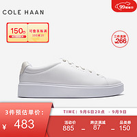 COLE HAAN 歌涵 colehaan/歌涵男鞋休闲鞋23年春季透气厚底小白鞋板鞋C36656 白色C36656 40