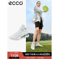 ecco 爱步 运动鞋女 简约百搭缓震低帮老爹鞋休闲鞋 跃乐810863 白色81086354511 36