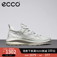 爱步(ECCO)爱步运动休闲鞋男 轻便袜套缓震跑步鞋 适动360系列 821324 白色82132451969 41