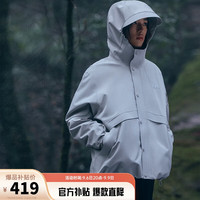 ANTA安踏拒水冲锋衣丨科技外套女士2023秋季户外运动夹克防风透气硬壳上衣