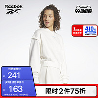 Reebok 锐步 官方2023春季新款女子CREW经典休闲长袖圆领卫衣HT7856