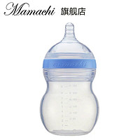 Mamachi 妈妈亲 韩国mamachi进口硅胶妈妈亲奶瓶防胀气宽口新生婴幼儿宝宝软宽口
