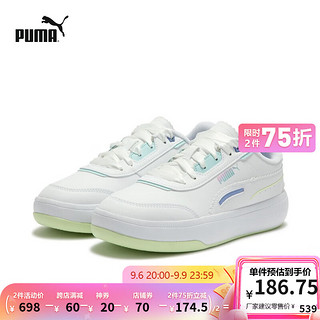 PUMA 彪马 官方 女子经典舒适休闲鞋 TORI PIXIE 387611 白-亮紫色-淡绿色-浅水绿-04 37.5