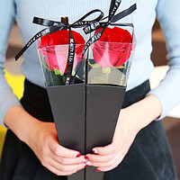 爱花 居 鲜花速递单枝玫瑰公司活动团购全国同城配送玫瑰(10枝起送)H57