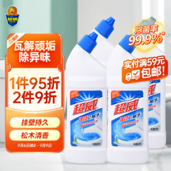 SUPERB 超威 强效洁厕净 500g*4瓶 松木清香