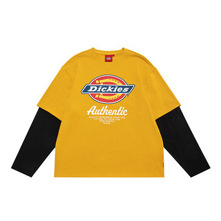 Dickies 帝客 百搭LOGO印花假两件圆领春季卫衣 DK009592