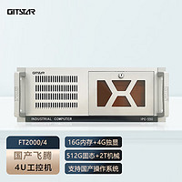 GITSTAR 集特 国产飞腾FT2000/4工控机IPC-550服务器工业电脑主机（16G/512GSSD+2T机械/AMD 4G独显）