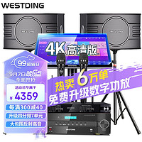 WESTDING 威斯汀 家庭ktv音响套装唱歌全套设备家庭影院专业卡拉ok家用客厅音箱