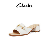 Clarks 其乐 女鞋凉拖鞋夏季优雅仙女风粗跟时尚凉鞋女