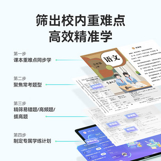 Seewo 希沃 护眼学习平板V1 Pro 类纸护眼学习机学练机家教机小学初中高中学生智能学习平板4G+256G