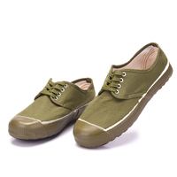 移动端：TUSHILONG 徒仕龙 军训用鞋耐磨帆布鞋男工地鞋登山鞋低邦鞋黄球鞋 黄色 41码