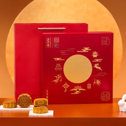 五芳斋 福雅月饼礼盒 740g 广式蛋黄莲蓉豆沙