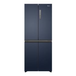 Haier 海尔 十字对开门冰箱 406L 星石蓝