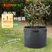 Bloombagz 大号种树袋透气控根大花盆阳台庭院户外种植袋生长袋灰色20加仑