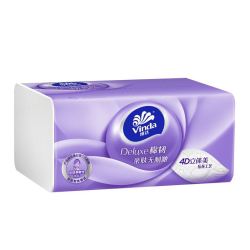 Vinda 维达 棉韧压花抽纸3层100抽24+6包S码