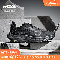 HOKA ONE ONE 男女鞋Anacapa Low GTX低帮徒步鞋新款耐磨减震支撑 黑色/黑色-女 38/235mm