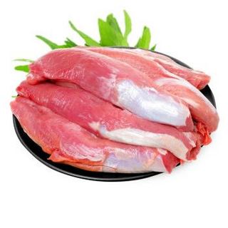 艾克拜尔 牛里脊肉1kg/份整条的小牛里脊 原切新鲜菲力牛柳肉 牛肉生鲜 草饲小牛里脊肉