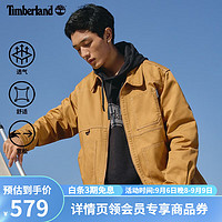 Timberland 官方男装外套翻领夹克户外宽松休闲工装A2ADD A2ADDP47/小麦色 XL