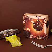 88VIP：Choco Magic ChocoMagic卡布奇诺松露形黑巧克力56g高浓度可可脂健身休闲零食