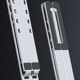 HAILE 海乐 笔记本支架 电脑6档升降散热器 铝合金平板支架 便携折叠苹果联想小新华为戴尔 AC-4S