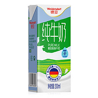 Weidendorf 德亚 德国德亚脱脂牛奶学生营养高钙早餐奶200ml*6盒