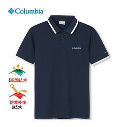 Columbia 哥伦比亚 户外23春夏新品男子速干防晒POLO衫 AE0412