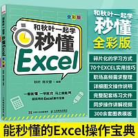 和秋叶一起学 秒懂Excel 全彩版excel教程书办公软件教程书