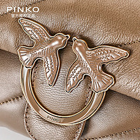 PINKO 品高 飞鸟环扣可调节燕子包咖啡棕色