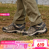 迈乐（Merrell）户外徒步鞋男女款ACCENTOR GTX/WP经典防水透气防滑耐磨登山鞋 J135446-GTX浅棕（女款） 42