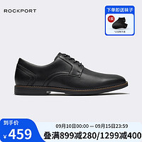 ROCKPORT 乐步 男鞋商务职场正装皮鞋英伦平底绅士鞋黑色CH1235 CH1235 40/7