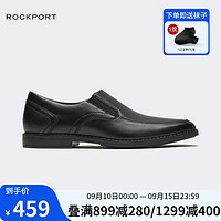ROCKPORT 乐步 套脚平跟男士休闲鞋休闲皮鞋 CH1240BLK134 Black UK9