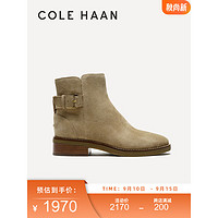 COLE HAAN 歌涵 colehaan/歌涵 女鞋皮靴 23年秋季时尚时装靴短靴马丁靴W29165 驼色-W29165 38.5