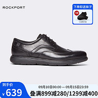 ROCKPORT 乐步 春秋款男鞋商务休闲鞋简约商务职场系带皮鞋翼纹单鞋CH4999 CH4999 43/9-