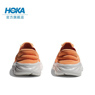 HOKA ONE ONE 男女鞋奥拉2舒缓鞋ORA Recovery Shoe2减震网面透气 山梅花橘/白色-女 37/230mm