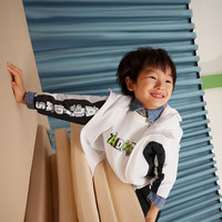 adidas阿迪达斯官网轻运动男小童秋季速干印花运动连帽夹克外套
